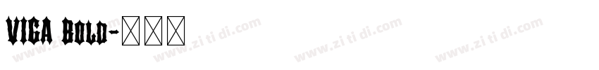 VIGA Bold字体转换
